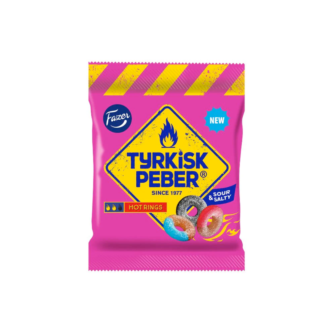 Fazer Tyrkisk Peber Hot Rings 150g