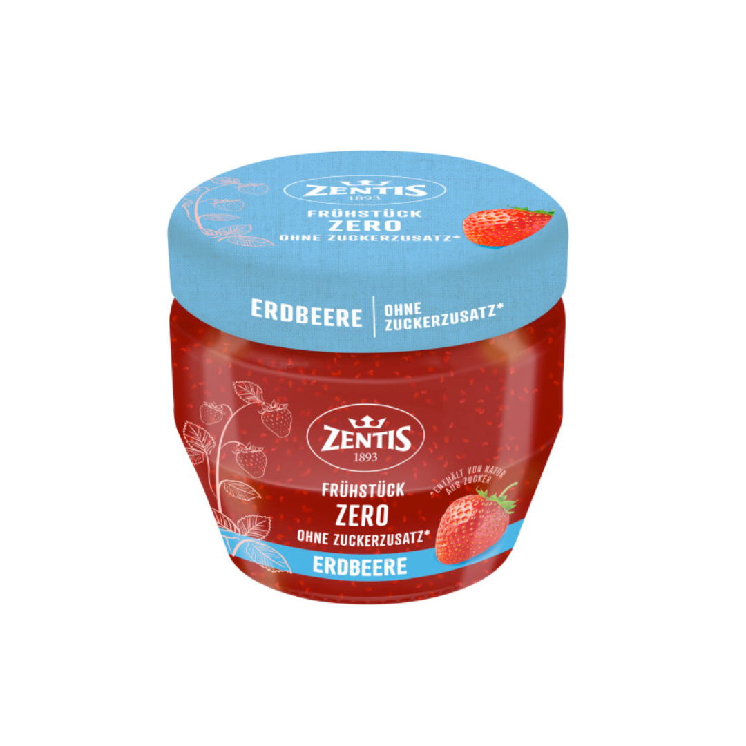 Zentis Frühstück Zero Erdbeere 210g