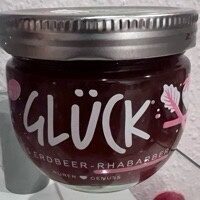 Glück Fruchtaufstrich Erdbeer-Rhabarber 230g