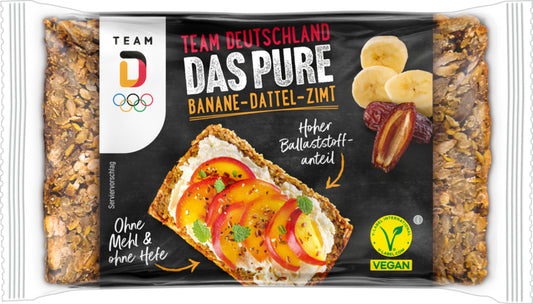TEAM D Das Pure Langzeitbrot Banane Dattel 300g