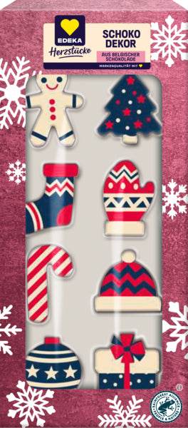 EDEKA Herzstücke Schokoaufleger Weihnachtlich II 16ST