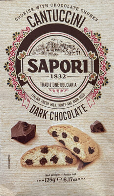 Sapori Cantuccini Dark Chocolate 175g