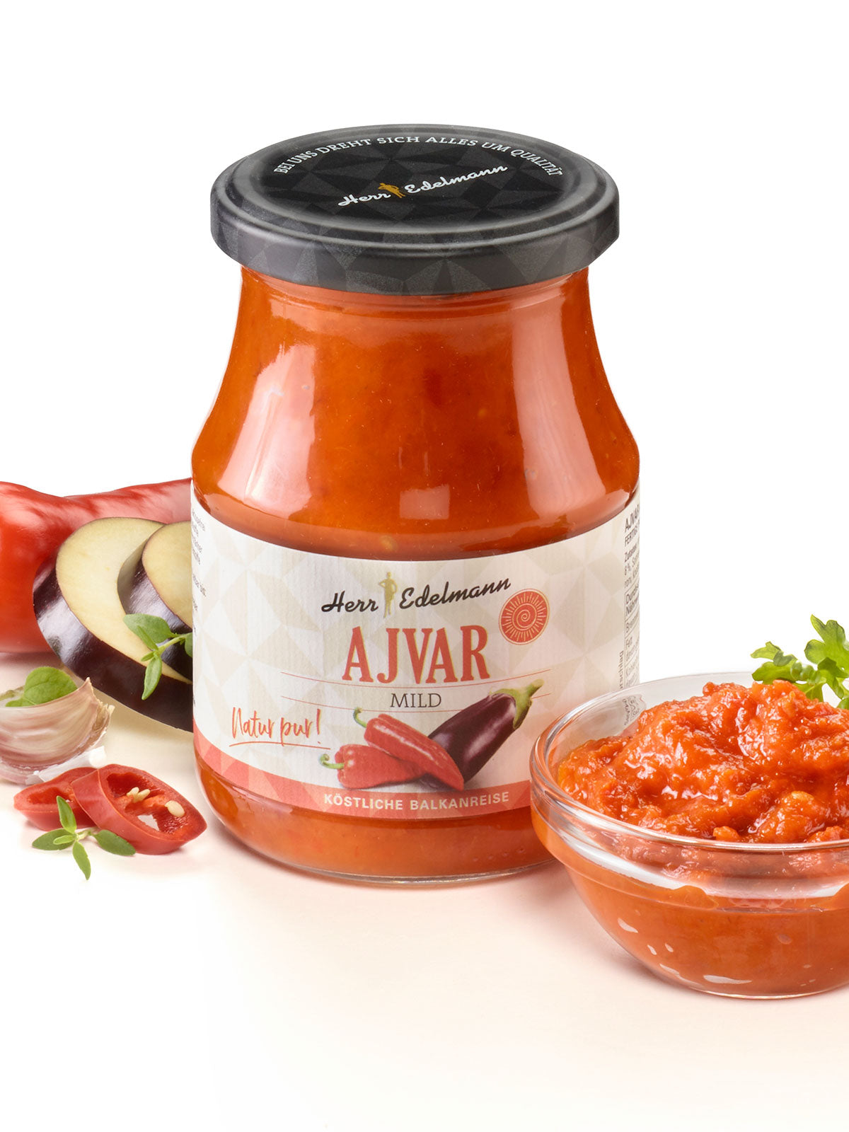 Herr Edelmann Ajvar mild 195g