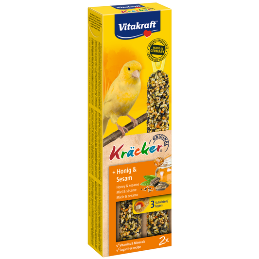 Vitakraft Kräcker Honig-Sesam für Kanarien 2x30g