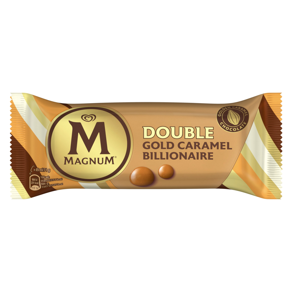 Langnese Magnum Double Gold Caramel Billionaire 85ml