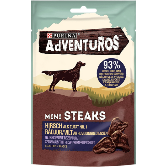 Adventuros Mini Steaks Hirsch 70g
