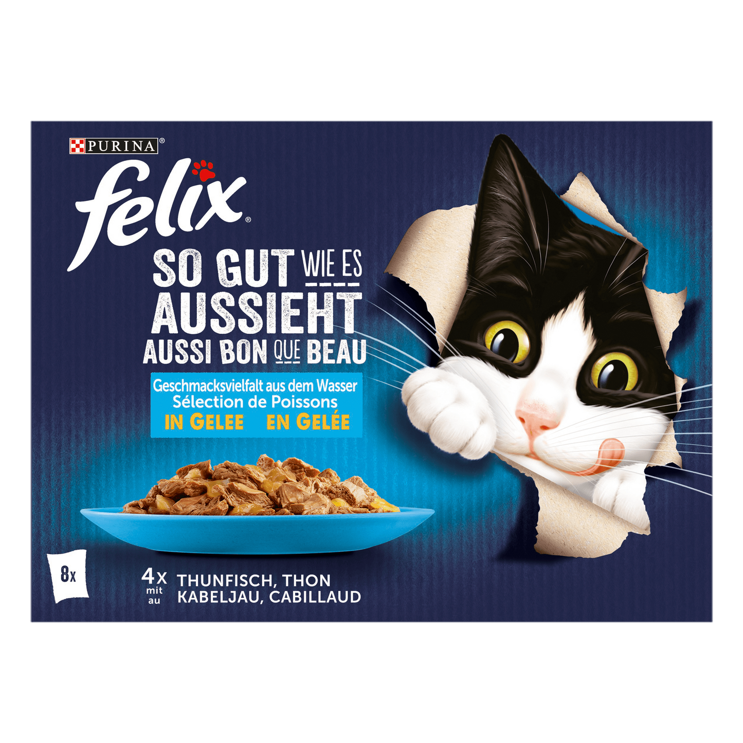 Felix so gut wie es aussieht Geschmacksvielfalt aus dem Wasser 12x85g