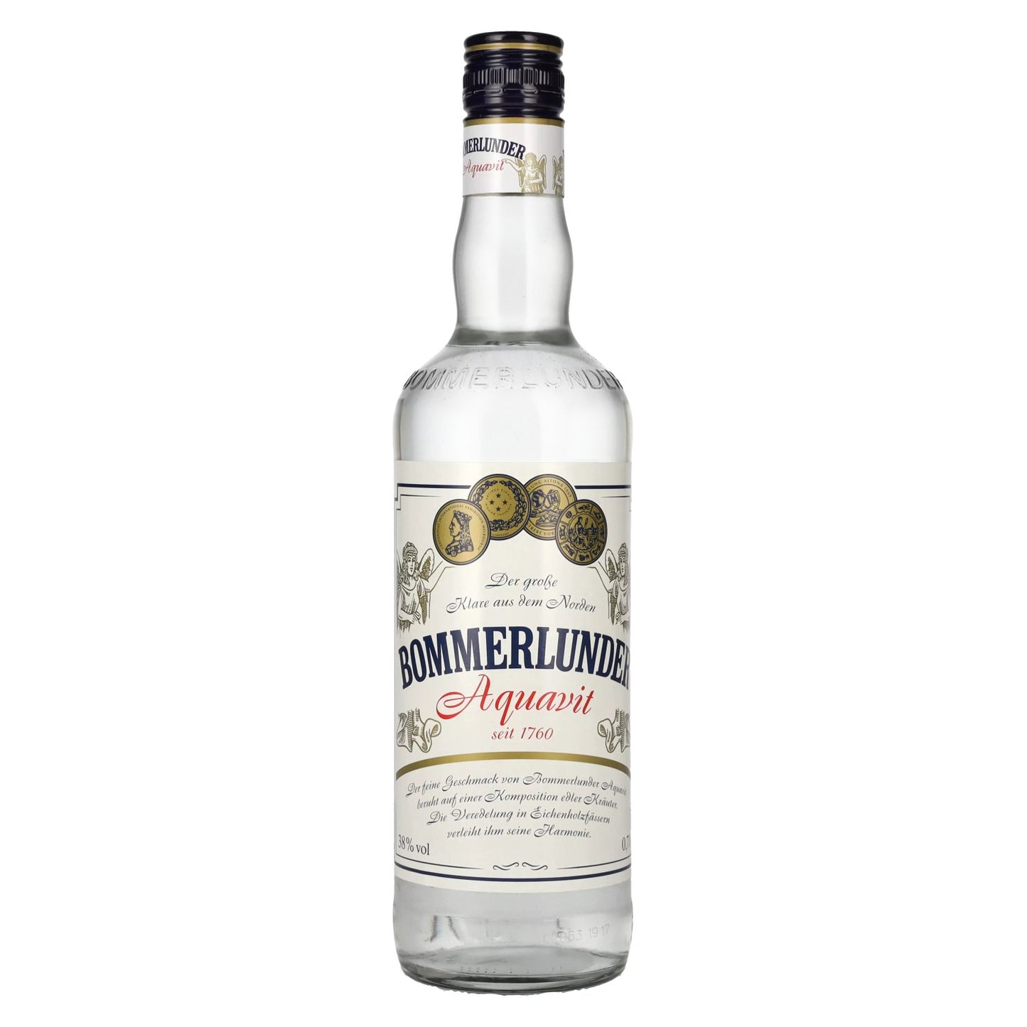 Bommerlunder Aquavit 38% 0,7l