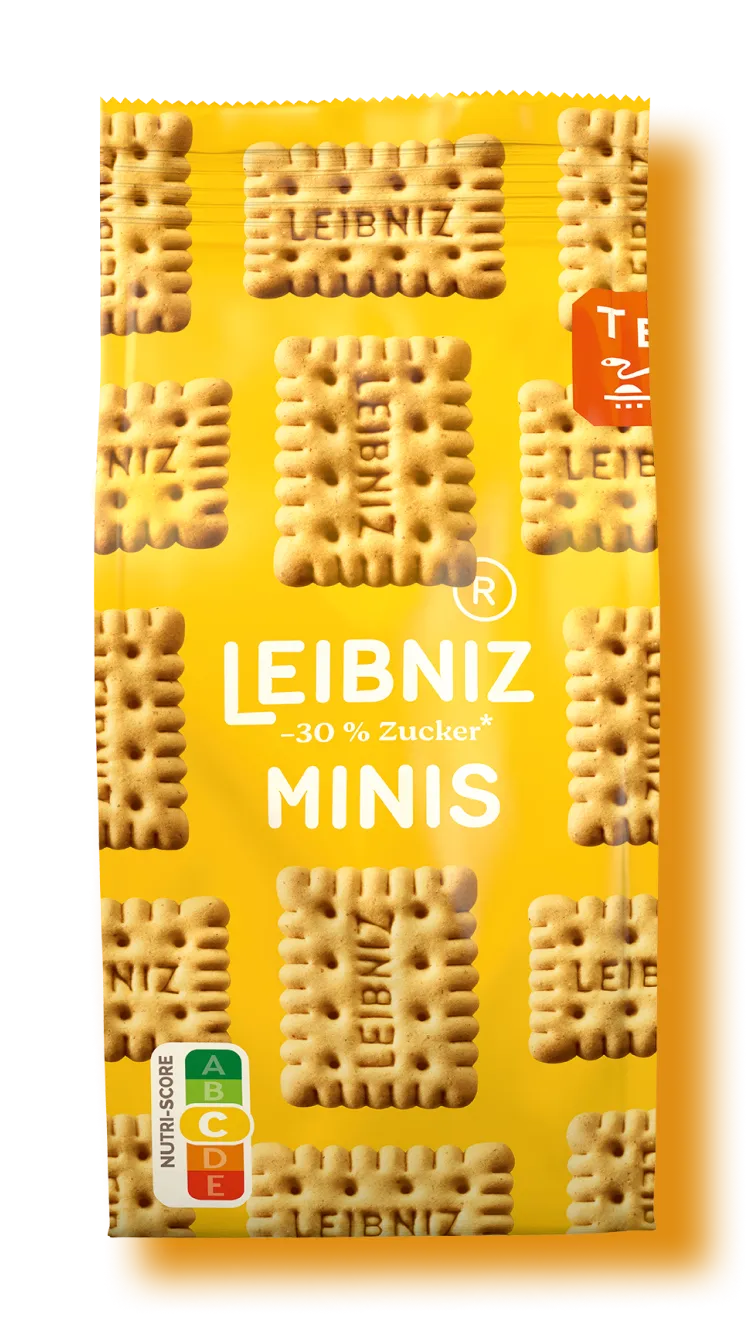 Leibniz Minis weniger Zucker 125g