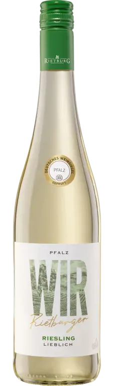 Wir Rietburger Riesling Pfalz QbA lieblich 0,75l