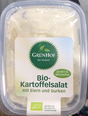 Bio Grünhof Kartoffelsalat mit Eiern und Gurken 400g
