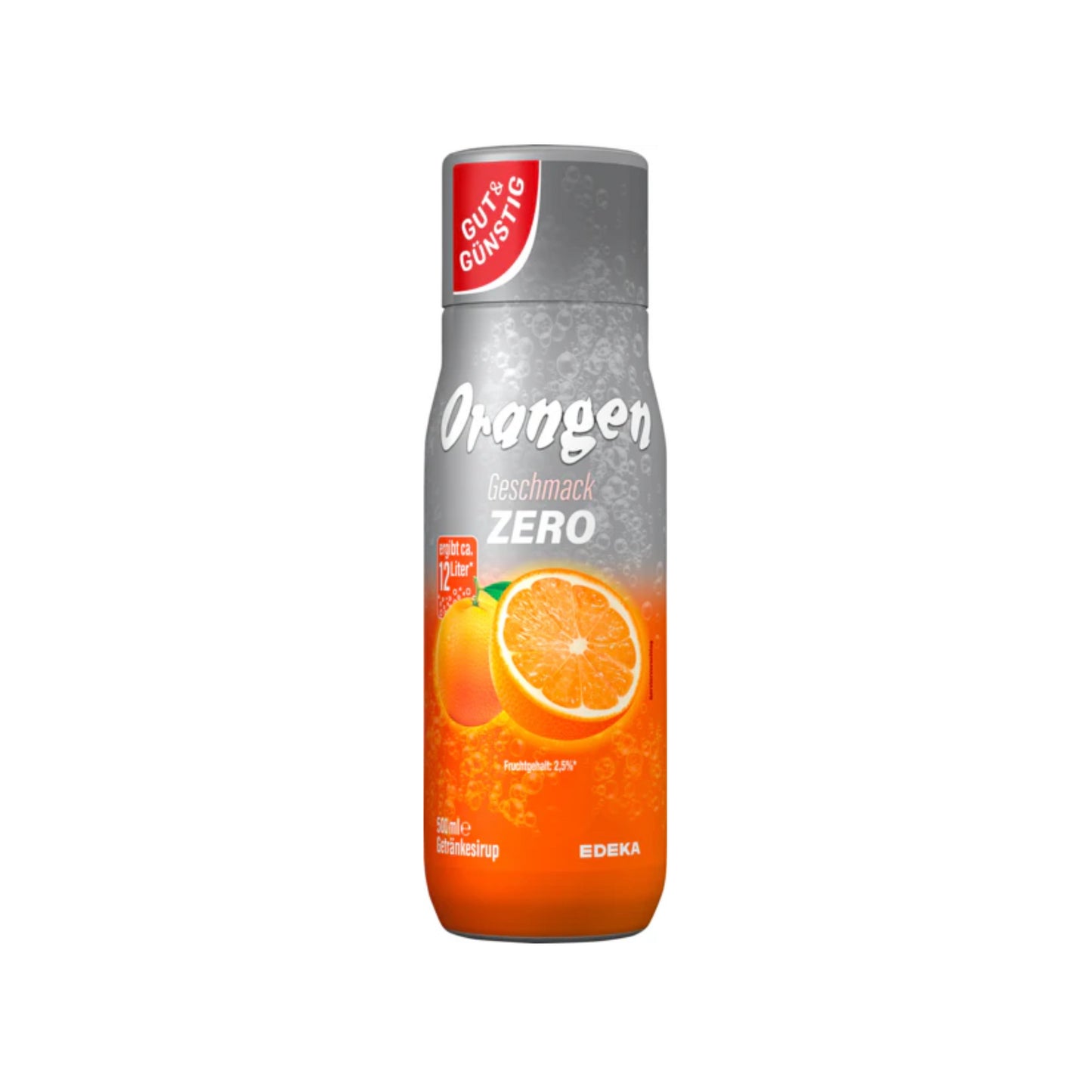 GUT&GÜNSTIG Sirup Orange Zero 0,5l PET