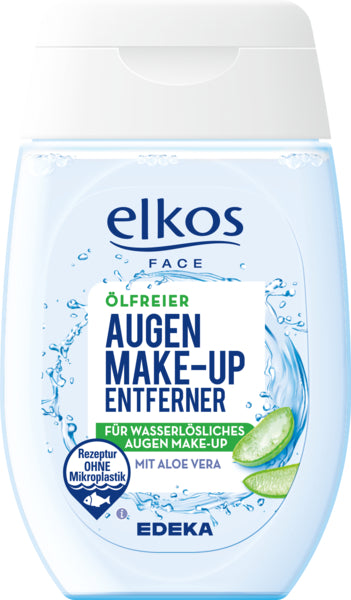 EDEKA elkos FACE Augen Make-up Entferner ölfrei 1-phasig 100ml