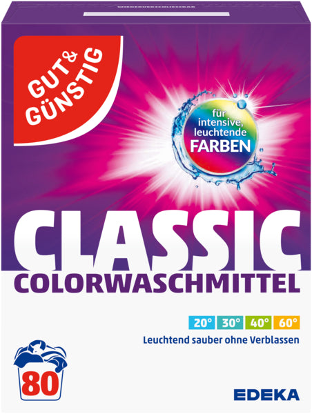 GUT&GÜNSTIG Colorwaschmittel Pulver 80WL 5,2kg