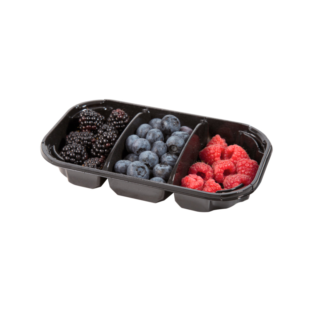 Beeren-Mix je 50g Himb.Kulturheid,Johannisb.Mix v.EU- u.Nicht-EU-Obst u.-Gemüse Klasse I 150g Klarsichtpa