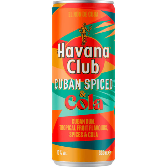 Havana Club Cuban Spiced&Cola 10% 0,33l DPG