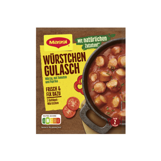 Maggi Fix Fleisch Würstchengulasch 30g