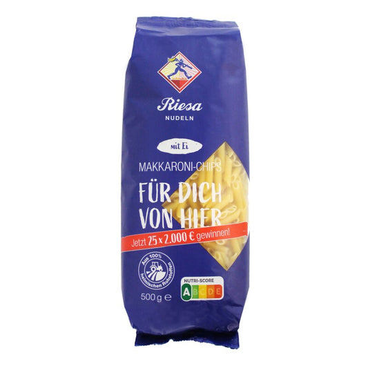 Riesa Eiernudeln Makkaroni-Chips 500g