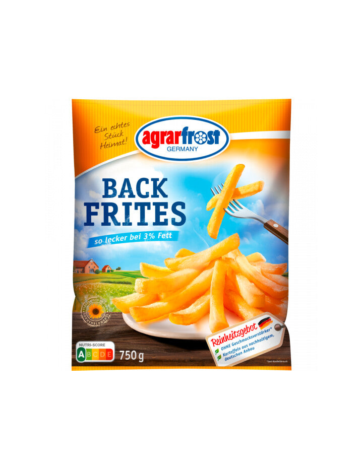 Agrarfrost Backfrites Normalschnitt 750g