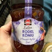 Schwartau Extra Pflaume-Apfel-Zimt Winterpromotion 2017 Rodelkönig 340g