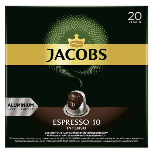 Jacobs Espresso Kapseln 10 Intenso 20ST 104g