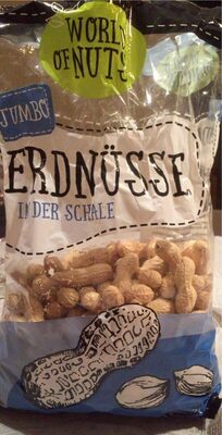 Erdnüsse in der Schale Jumbo Ägypten 750g Beutel