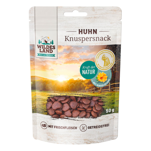 Wildes Land Knuspersnack Huhn 50g