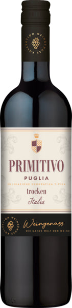 Wein-Genuss Primitivo Puglia trocken IGT 0,75l