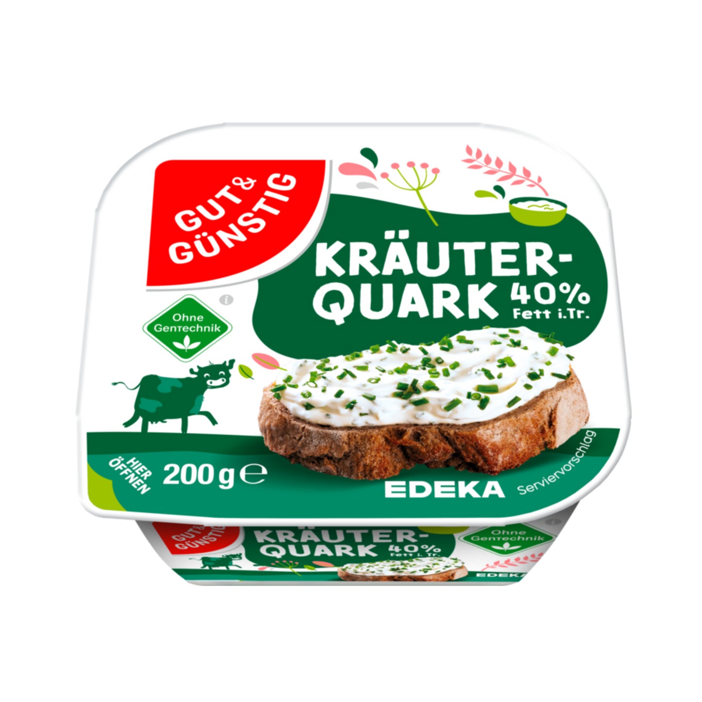 GUT&GÜNSTIG Kräuterquark 40% 200g VLOG