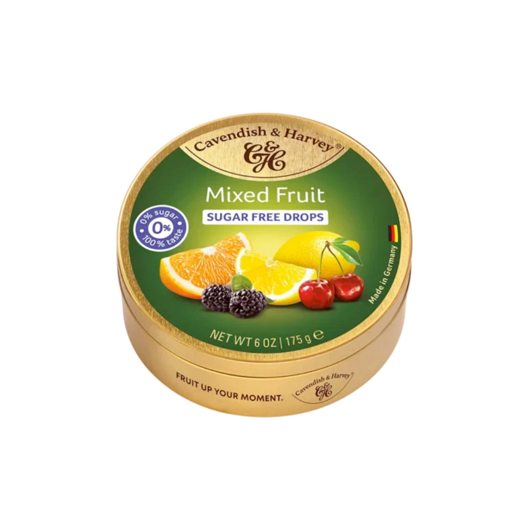Cavendish&Harvey Mixed Fruit Drops zuckerfrei 175g