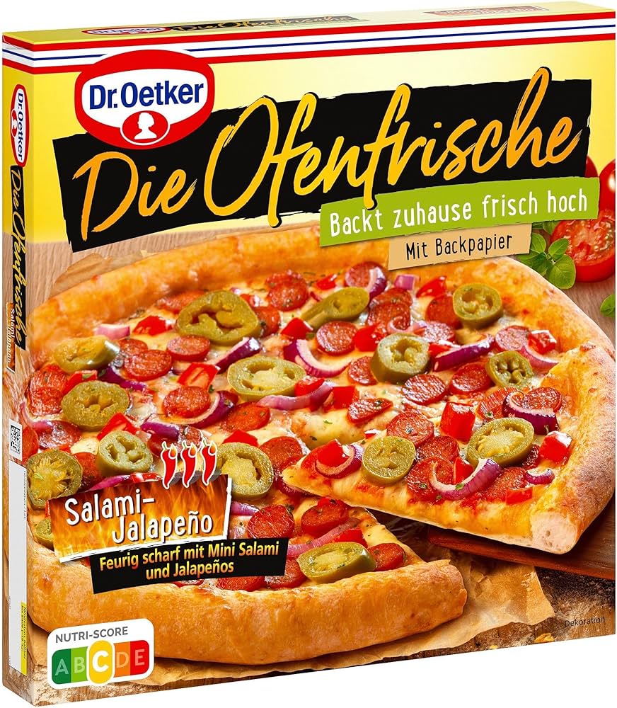 Dr.Oetker Die Ofenfrische Salami-Jalapeno 415g