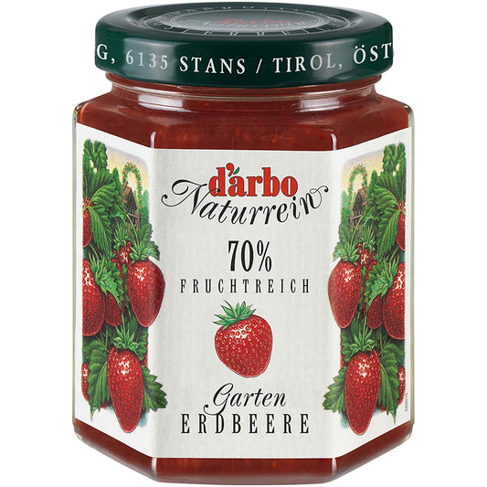 Darbo Naturrein Fruchtreich Konfitüre Erdbeere 200g