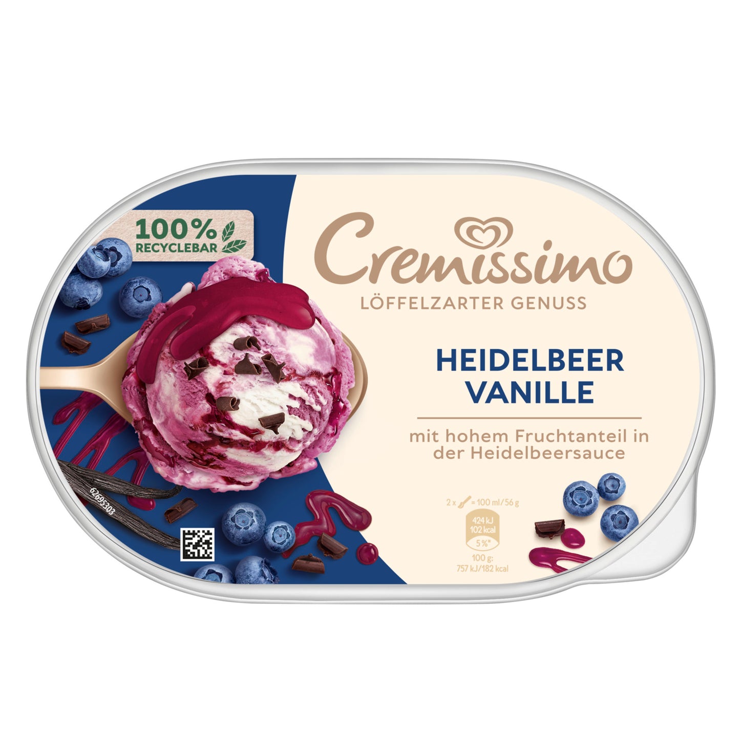 Liana Heidelbeer Vanille Eis 180ml