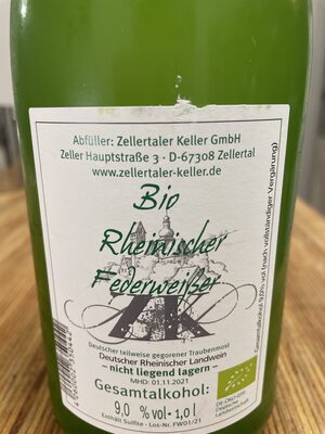 Bio Zellertaler Federweißer 1l