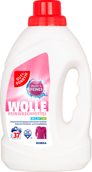 GUT&GÜNSTIG Feinwaschmittel Wolle 37WL 1,5l