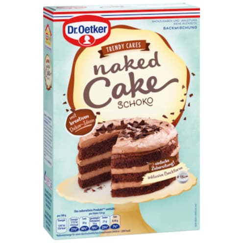 Dr.Oetker Naked Cake Joghurt Schoko 300g