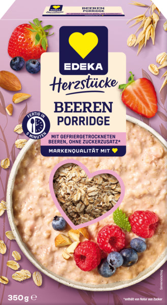 EDEKA Herzstücke Porridge Beere 350g