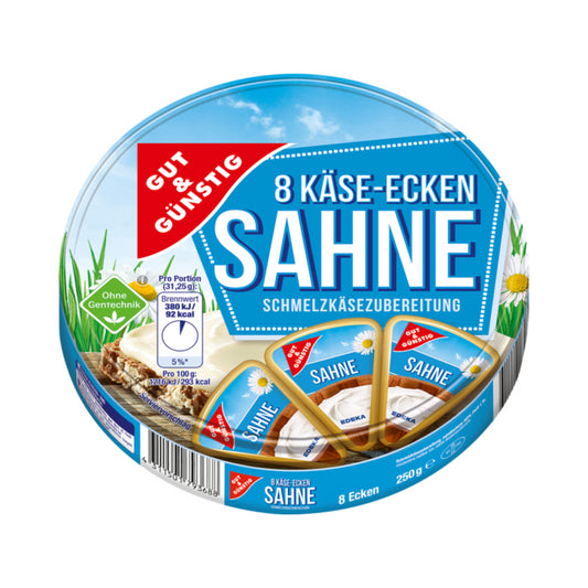 GUT&GÜNSTIG Schmelzkäse Sahne 50% 250g VLOG