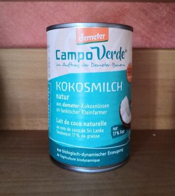 Demeter Campo Verde Kokosnussmilch 0,4l