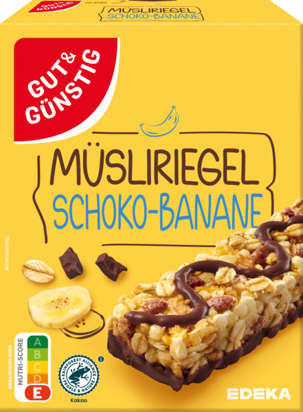 GUT&GÜNSTIG Müsliriegel Schoko-Banane 8x25g