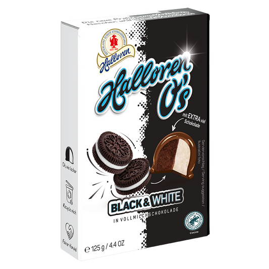 Halloren O's black&white 125g