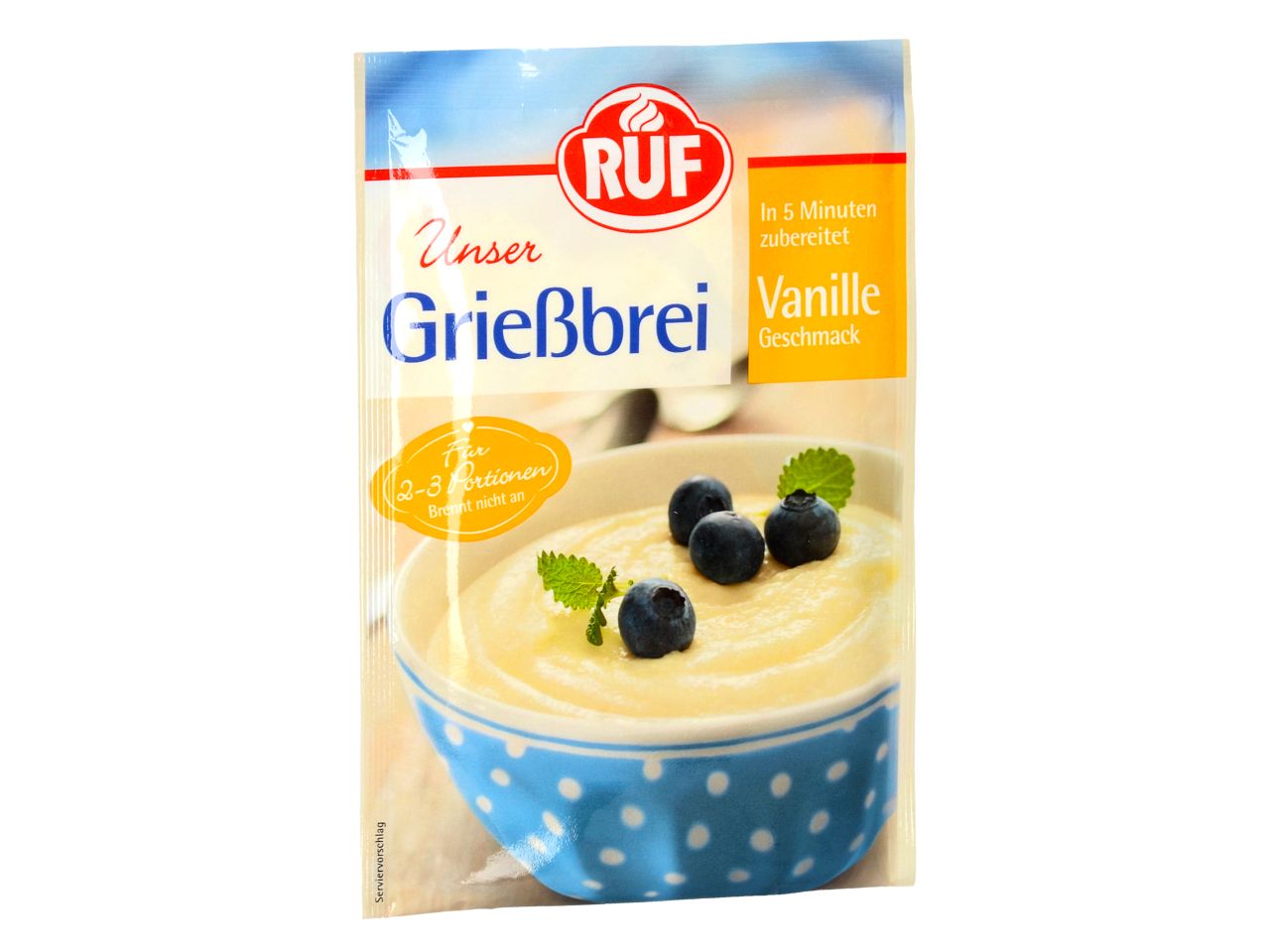 RUF Griessbrei Vanille-Geschmack 92g