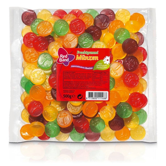 Red Band Fruchtgummi Münzen 500g