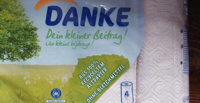 Danke Haushaltsrollen 3-lagig 4x45Blatt