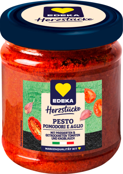 EDEKA Herzstücke Pesto Tomate Knoblauch 190g