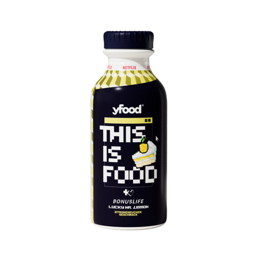 yfood Netflix Trinkmahlzeit Zitronenkuchen 0,5l DPG