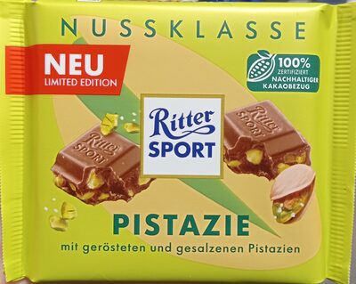 Ritter Sport Nuss Klasse Pistazie 100g