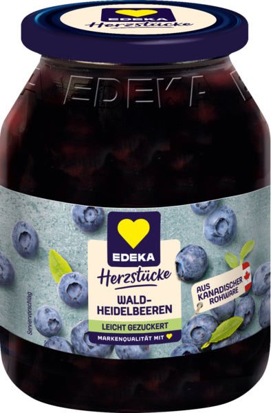 EDEKA Herzstücke Heidelbeeren leicht gezuckert 340g