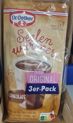 Dr.Oetker Seelenwärmer Pudding Schokolade 3ST für 450ml 177g