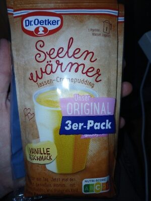 Dr.Oetker Seelenwärmer Pudding Vanille 3ST für 450ml 174g